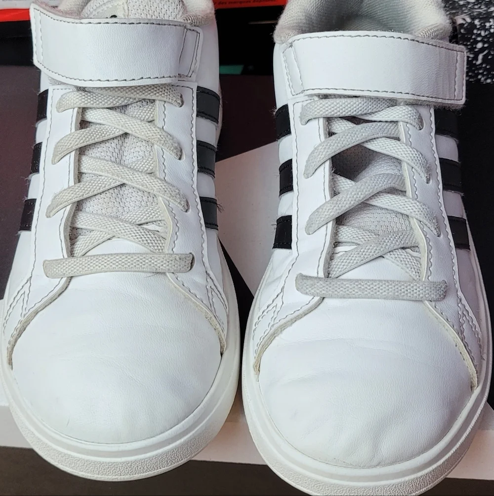 Adidas White and Black Sneakers